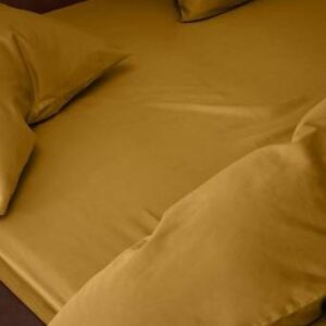 ZACK SATIN lakan ekologisk Guldockra