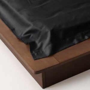 ZACK SATIN lakan ekologisk Svart