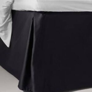 ZACK SATIN sängkappa 60 cm – ekologisk Svart