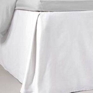 ZACK SATIN sängkappa 60 cm – ekologisk Vit