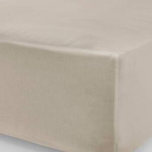 ZACK dra-på-lakan, hög madrass – ekologisk Beige