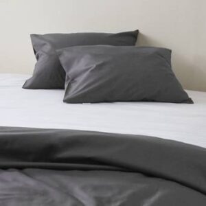 ZACK örngott 2-pack – ekologisk Grå