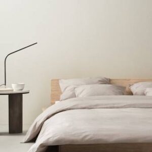 ZACK påslakanset dubbelsäng – ekologisk Beige