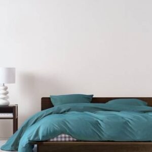 ZACK påslakanset dubbelsäng – ekologisk Dalablå