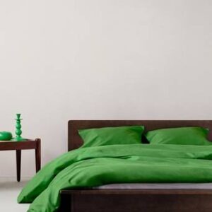 ZACK påslakanset dubbelsäng – ekologisk Grön