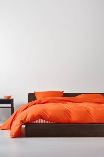 ZACK påslakanset dubbelsäng – ekologisk Pumpa