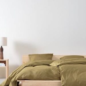 ZACK påslakanset enkelsäng – ekologisk Brons