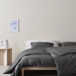 ZACK påslakanset enkelsäng – ekologisk Grå