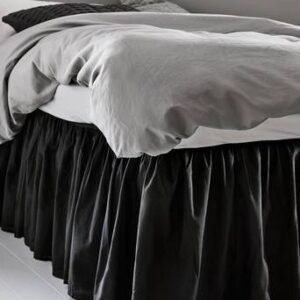 ZACK volangsängkappa 45 cm – ekologisk Gråsvart