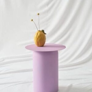 ZELE sidobord ø 46 cm Lila