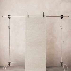 ZIGGY gångmatta i ull 80×200 cm Naturvit