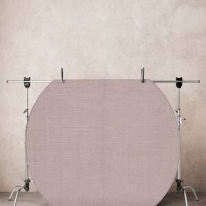 ZIGGY rund ullmatta Blek orkidélila