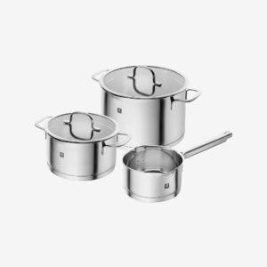 ZWILLING – Grytset TrueFlow 3 delar – Silver – Grytor & kastruller – Från Homeroom