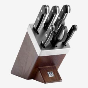 ZWILLING – Knivset med självslipande block Gourmet 7 delar – Brun – Köksknivar & tillbehör – Från Homeroom