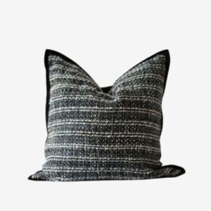 Zelected by Houze – Kuddfodral Coco 50×50 cm – Svart – Prydnadskuddar & kuddfodral – Från Homeroom