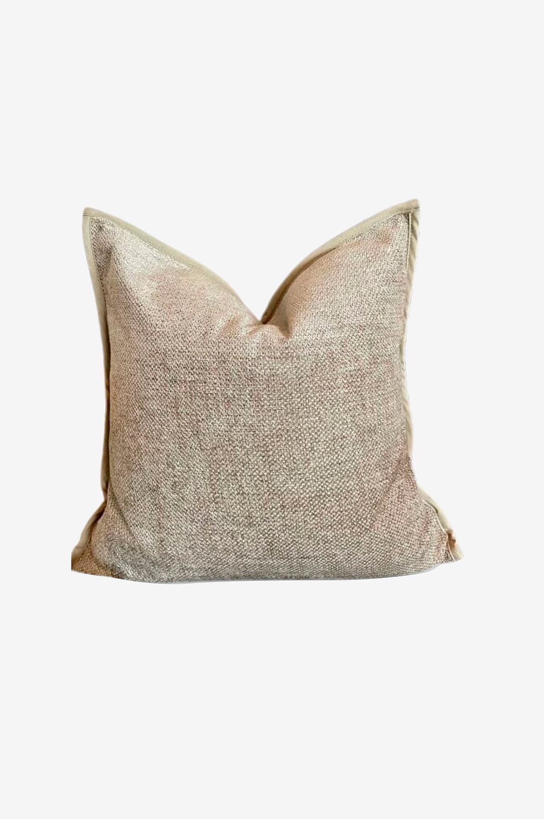 Zelected by Houze - Kuddfodral Imani Mörkt linne 65x65 - Beige - Prydnadskuddar & kuddfodral - Från Homeroom
