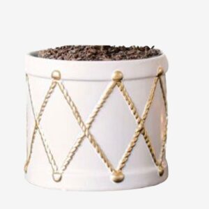 Zelected by Houze – Pot Drum Grand – Vit – Krukor & vaser – Från Homeroom