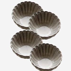 Zelected by Houze – Skål Dahlia Grey 4-p – Grå – Skålar – Från Homeroom