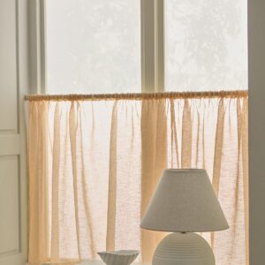 &Home – Cafégardin Mila – Beige – Hissgardiner – Från Homeroom