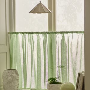 &Home – Cafégardin Mila – Grön – Hissgardiner – Från Homeroom