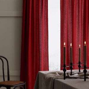 &Home – Kanallängd i halvpanama 2-pack – Röd – Kanallängder – Från Homeroom