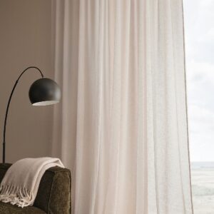 &Home – Multibandslängd Mila Wide 1 st – Beige – Veckbandslängder – Från Homeroom