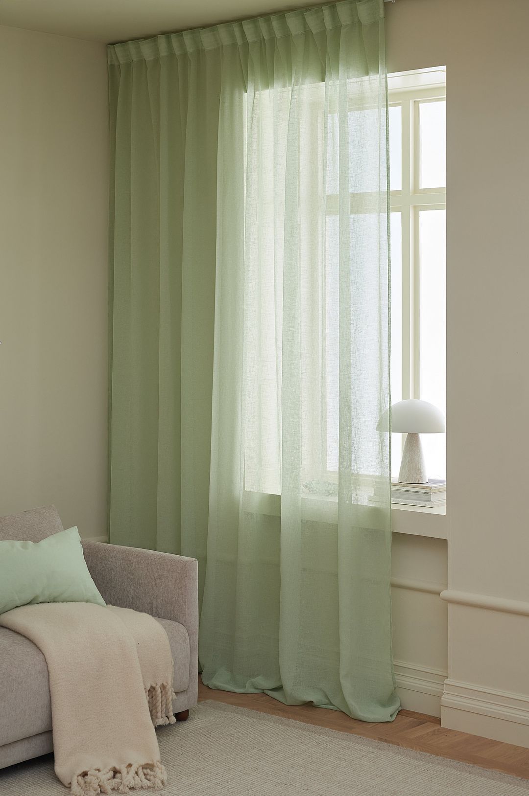 &Home – Multibandslängd Mila Wide 1 st – Grön – Veckbandslängder – Från Homeroom