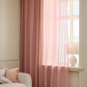 &Home – Multibandslängd Mila Wide 1 st – Rosa – Veckbandslängder – Från Homeroom