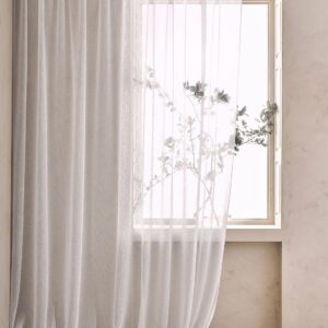 &Home – Multibandslängd Mila Wide 1 st – Vit – Veckbandslängder – Från Homeroom