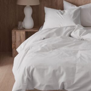 &Home – Påslakanset Heaven i bomull, 2 delar – Vit – Påslakanset – Från Homeroom