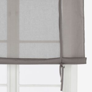 &Home – Roll up-gardin Voile – Grå – Hissgardiner – Från Homeroom