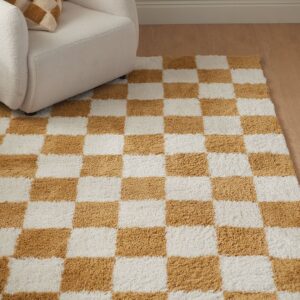 &Home – Ryamatta Lugo Check – Gul – Lugg & ryamattor – Från Homeroom