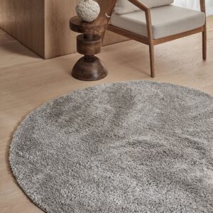 &Home – Ryamatta Lugo Round – Grå – Lugg & ryamattor – Från Homeroom