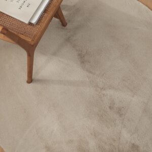&Home – Ryamatta Vigo Rund – Beige – Lugg & ryamattor – Från Homeroom