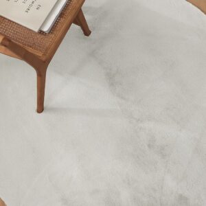 &Home – Ryamatta Vigo Rund – Vit – Lugg & ryamattor – Från Homeroom