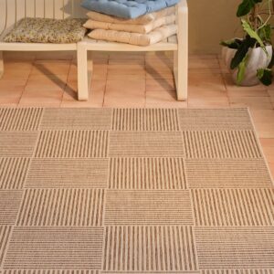 &Home – Utomhusmatta Manarola – Beige – Utemattor – Från Homeroom