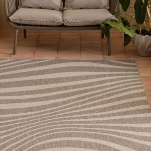 &Home – Utomhusmatta Riomaggiore Outdoorcarpet – Beige – Utemattor – Från Homeroom