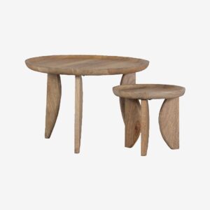 vtwonen – 2 sidobord High Heels – Brun – Småbord – Från Homeroom