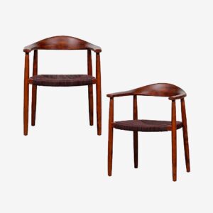 vtwonen – Embrace matstol – set om 2 – Brun – Stolar – Från Homeroom