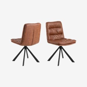 AC Design Furniture – Dean matstol 2-pack – Brun – Stolar – Från Homeroom