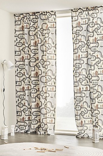 ALVIN multifunktionsgardin 2-pack – ekologisk