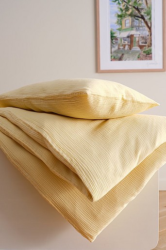 AMILIA påslakanset i muslin spjälsäng