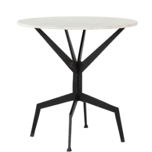 APOLLO matbord ø 75 cm Vit