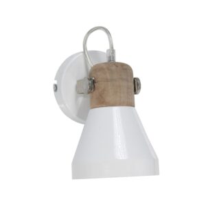 ASHBY Vägglampa Vit