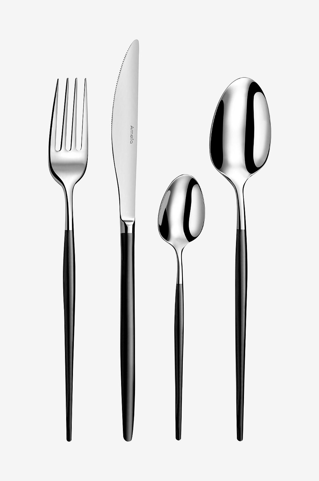 Amefa – Soprano 16-delars bestickset – Svart – Bestick – Från Homeroom