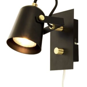 Aneta Lighting – Vägglampa Metz – Svart – Vägglampor – Från Homeroom