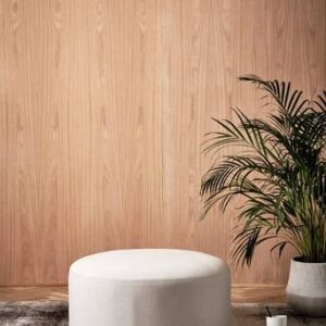 BOLTON sittpuff ø 78 cm Ljus fjädergrå