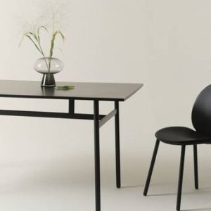 BRINDISI matbord 90×175 cm Svart