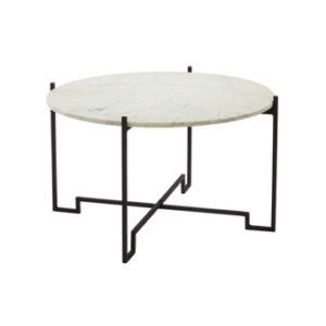 BUNBURY soffbord ø 67,5 cm Vit