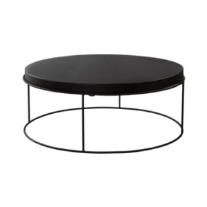 BYRON soffbord ø 90 cm Svart